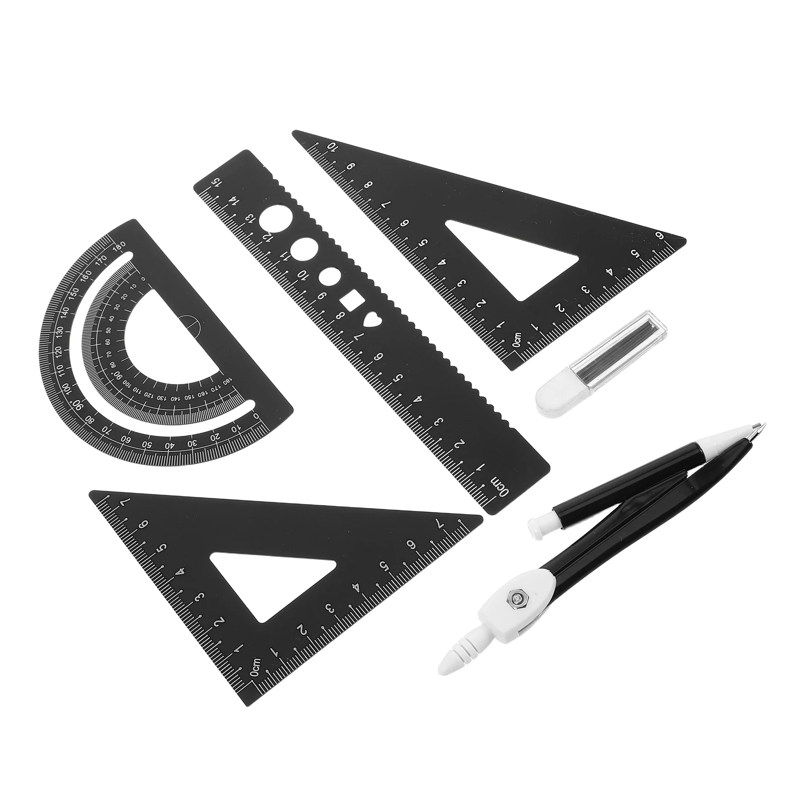 

Набор линеек Чертежный транспортир Архитектура рисования Инженерия из алюминиевого сплава