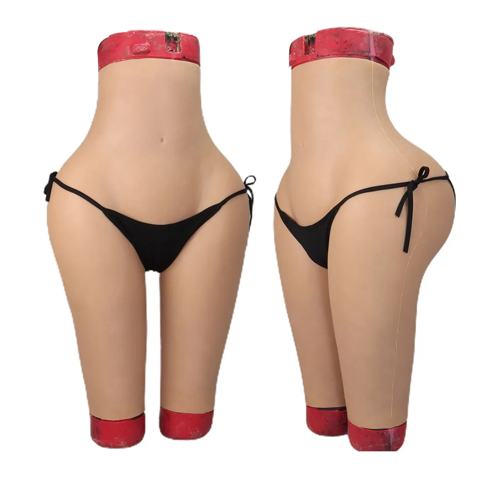 Silicone Realistic Enhanced Butt Lift Pants Buttocks Enhancer Fake Vagina Panties for Crossdresser Transgender
