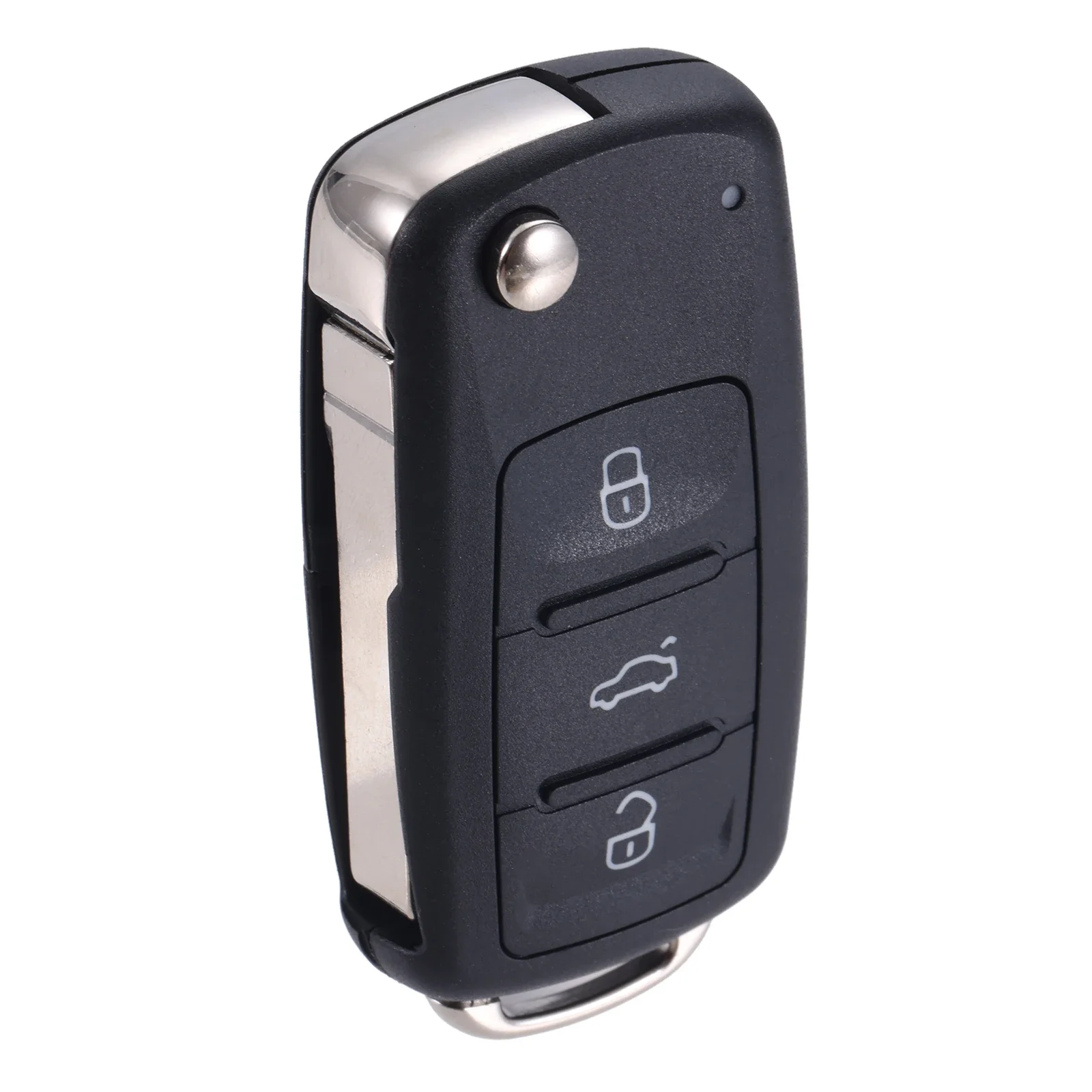 3 Button Remote Key Shell Cover Fob and Blank Key Fit for VW Golf Caddy Touran Polo T5 Tiguan Jetta  Transporter T5 Facelift