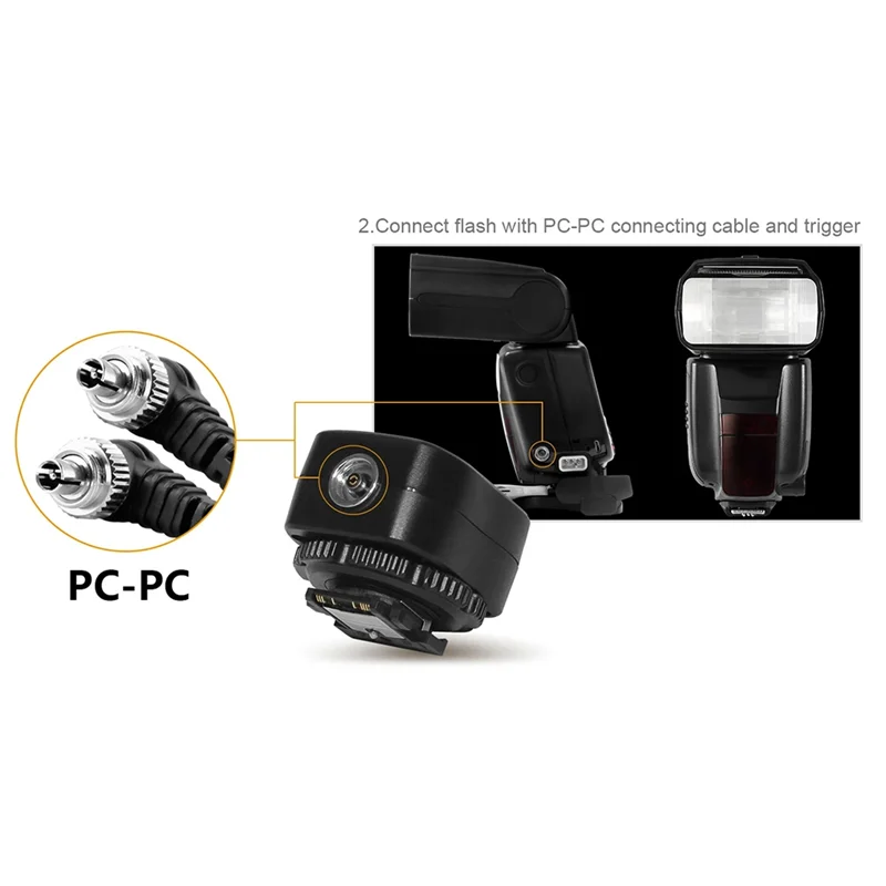 【USB-C Cable】For Sony Mi For Sony DSLR SLR As ADP-MAA TF-335 Universal Convert To Digital Camera Flash Speedlite Hot Shoe Adapte