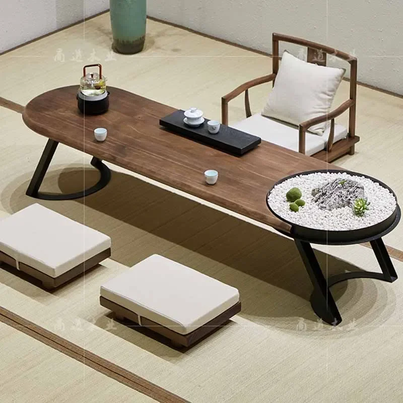 Dining Living Wooden Side Table Minimalist Writing Modern Vintage Coffee Table Books Balcony Salontafel Voor Woonkamer Furniture