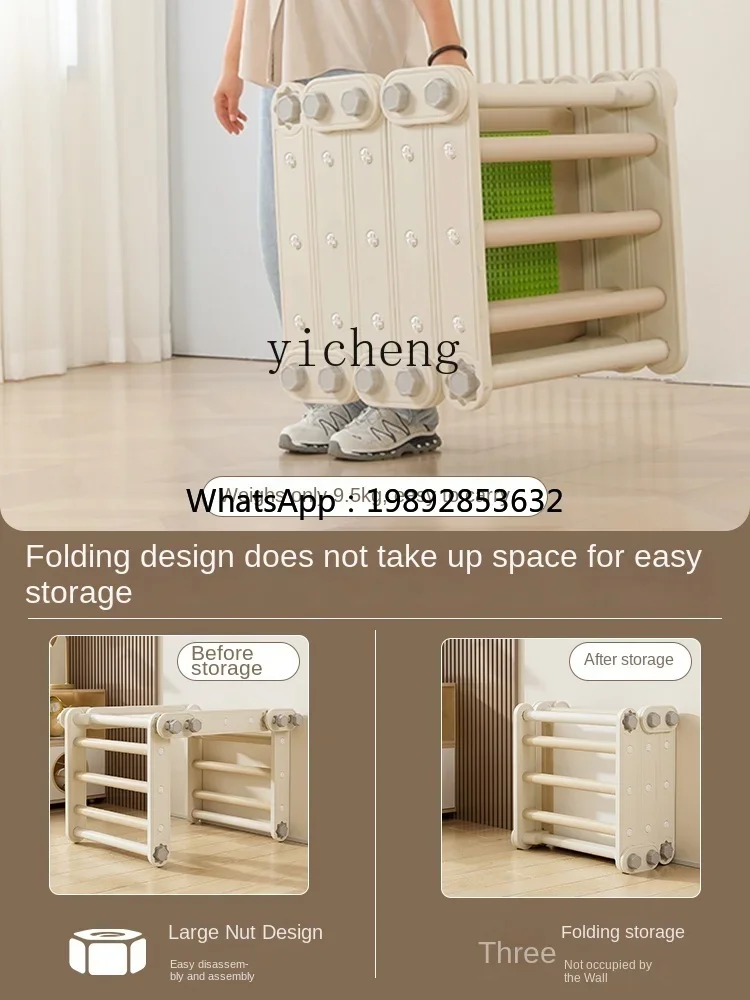 Children Slide Climbing Frame Folding Interior Household Sensory Training Climbing Frame Toys