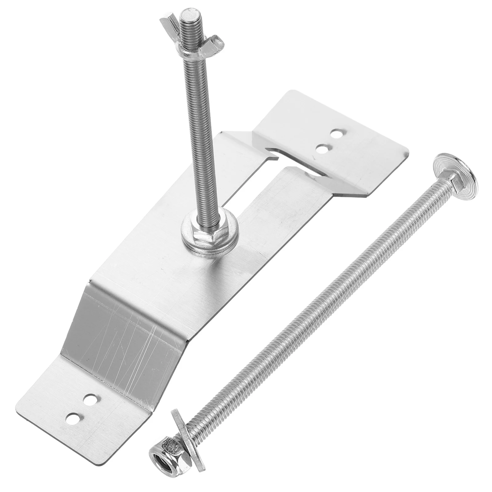 Rack per montaggio su ruota di scorta per rimorchio Staffe per montaggio a parete per carichi pesanti per rimorchi chiusi Robusto strumento per telaio in acciaio Configurazione gratuita