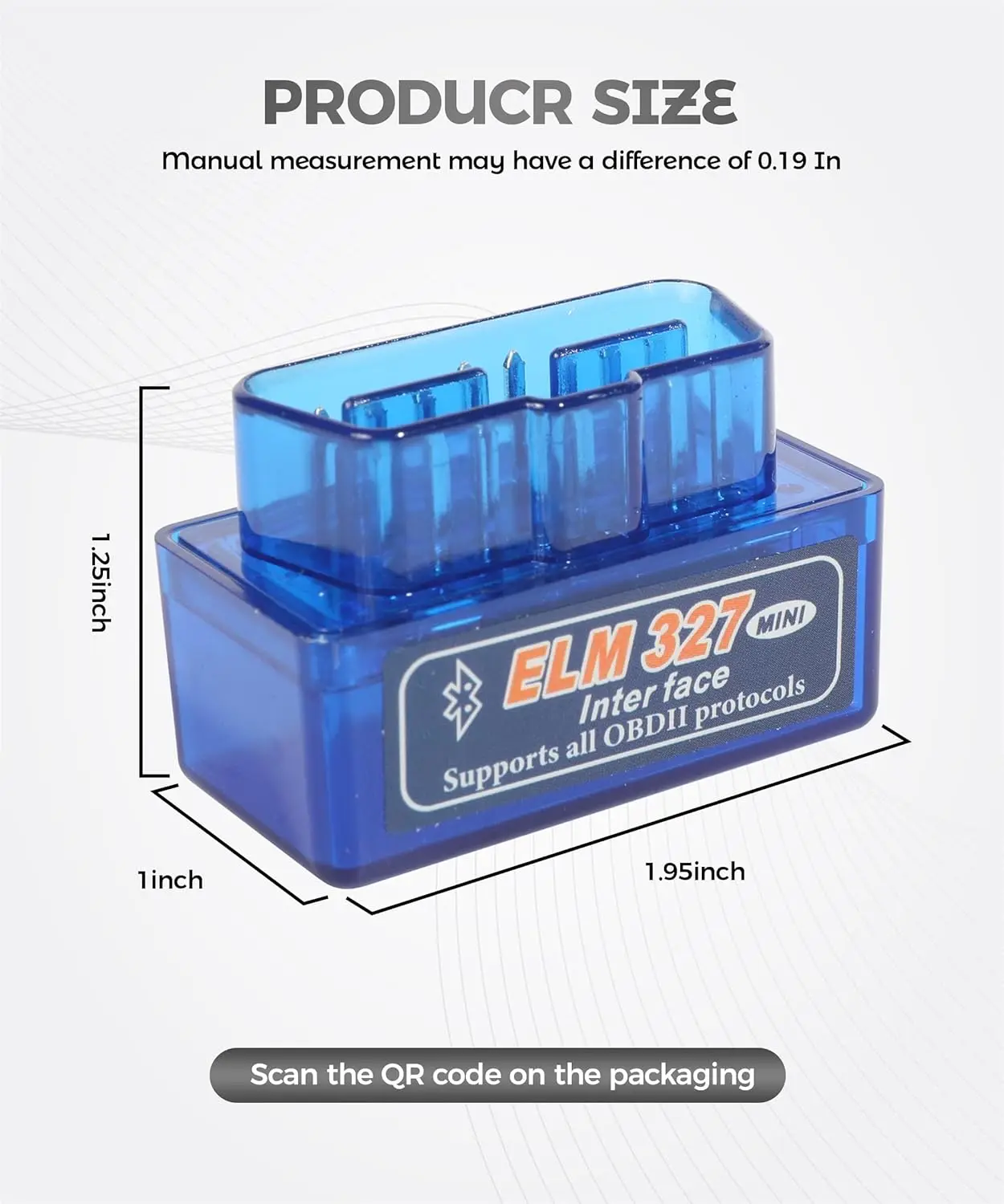 الماسح الضوئي OBD2 بلوتوث، أداة تشخيص السيارة، قارئ رمز المحرك، متوافق مع أندرويد، ويندوز، مناسب لمعظم المركبات 12 فولت