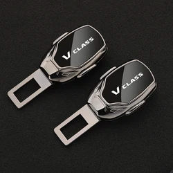 Car seat belt locker carabiner extender insurance belt insert buckle for Mercedes Benz V CLASS with logo car Accessories