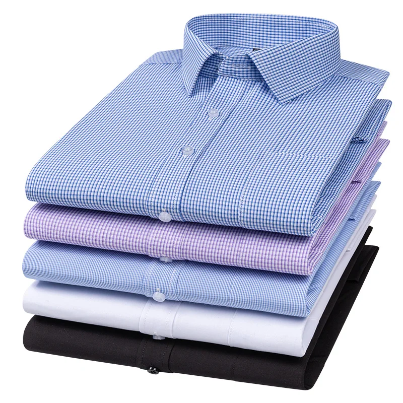 Mens Print Dress Shirt Long Sleeve Spring Casual Stripe Soft Button Down Slim Fit Trip Daily Office Menswear Camisa Social Shirt