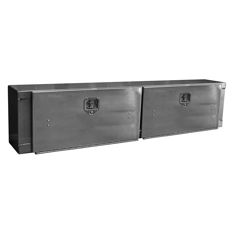 Custom Size Waterproof High Side Aluminum Pickup Truck Tool Box For Storage