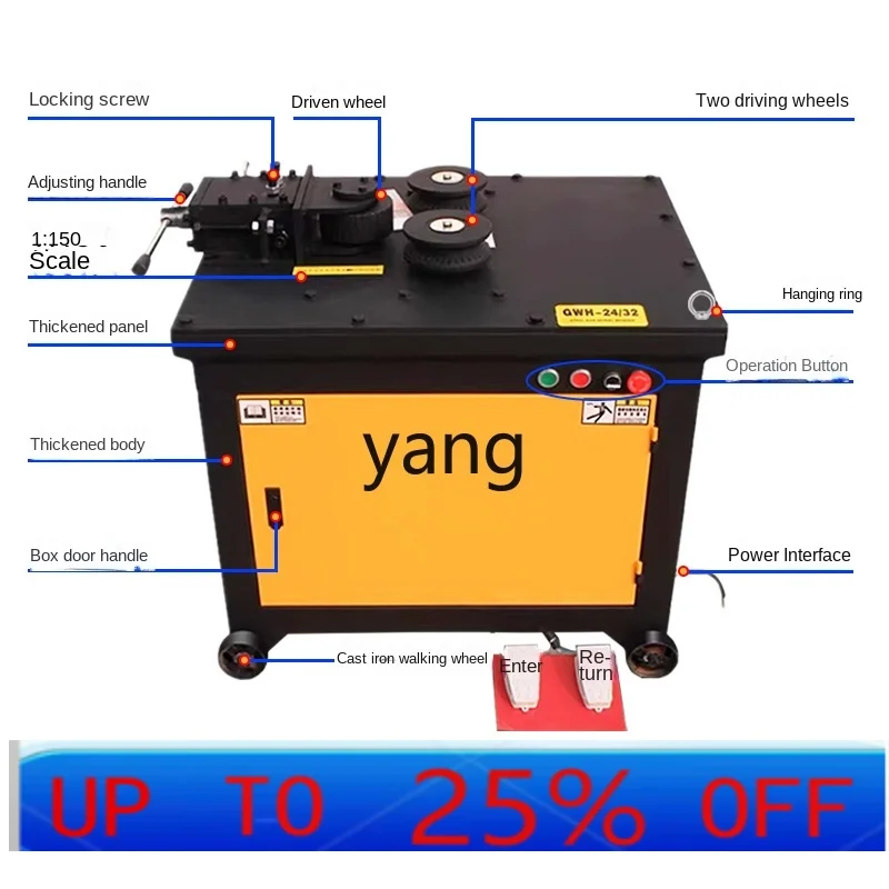 cx Steel Bar round Bending Machine Automatic CNC Coil Winder Arc Machine