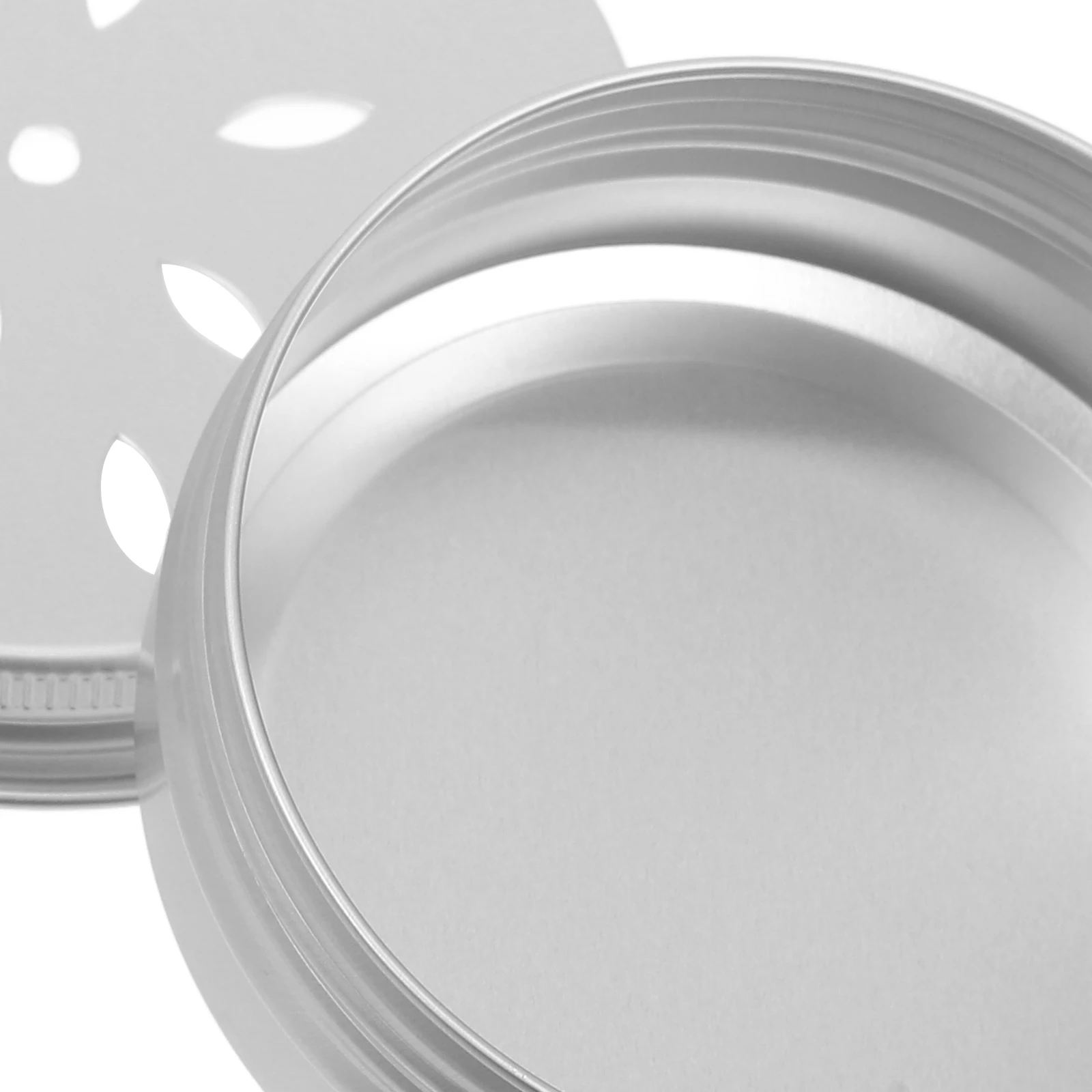 

10pcs Dog Aluminum Snuffle Lid Holes Smell Skills Stimulation Treat Reward Mental Exercise Tool Aroma Training Kit