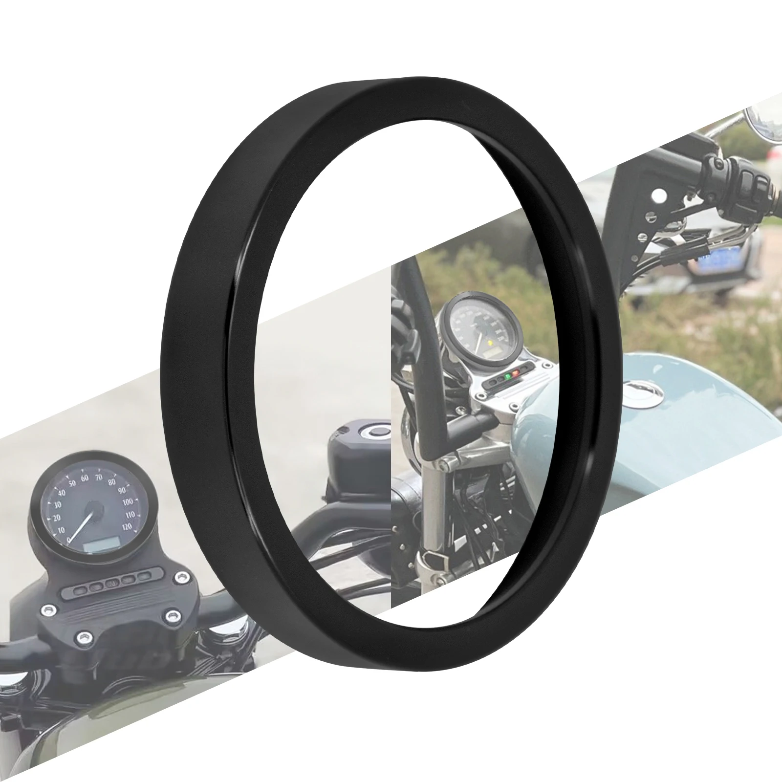 Motorcycle Speedometer Trim CNC Bezel Ring Burst Cover For Harley For Sportster XL883 1200 For Touring For Road King Road Glide
