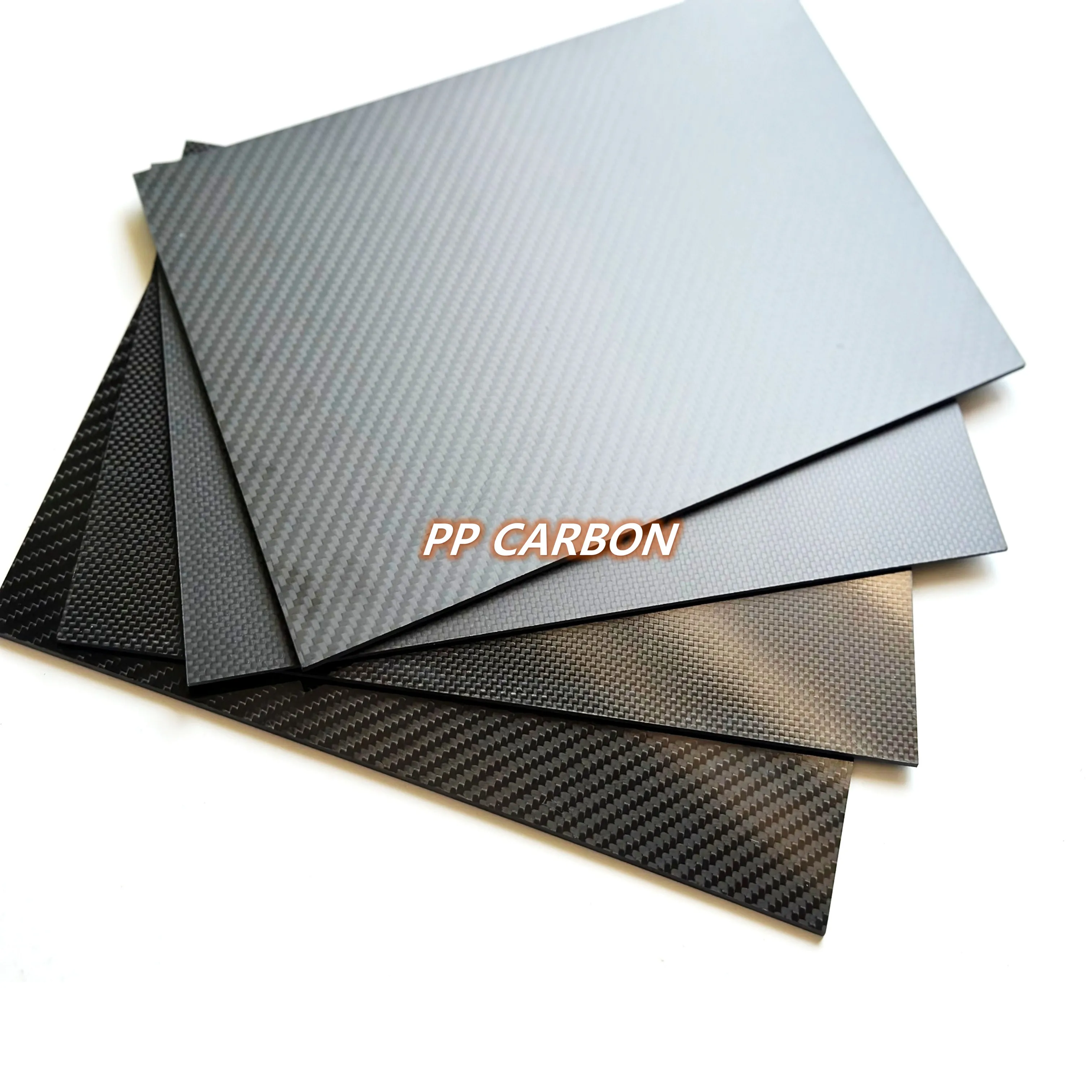 300x300mm Full 3K Carbon Fiber Plate Sheet High Strength Carbon Board Panel Thickness 0.5mm 1.0mm 1.5mm 2mm 2.5mm 3mm 4mm 5mm