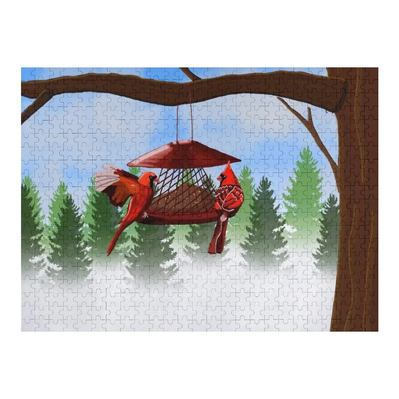 

Cardinals Jigsaw Puzzle Personalize Customized Kids Gift Wood Name Puzzle