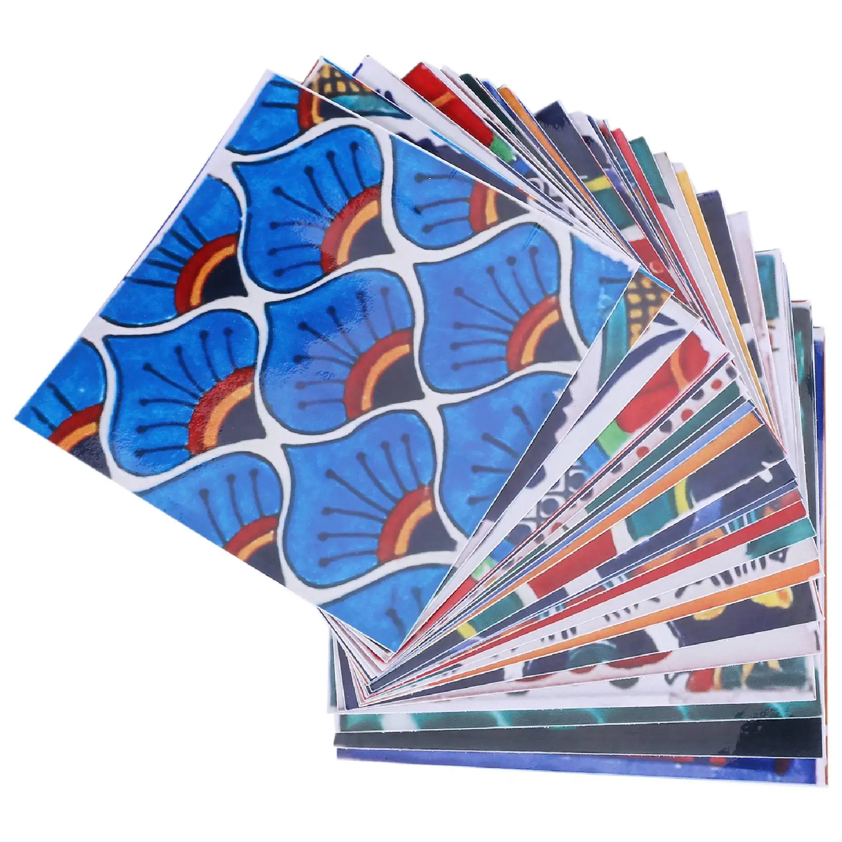 ABYN-24PCS Self Adhesive Mosaic Brick Tile 3D Sticker Kitchen Bathroom Wall Stickers