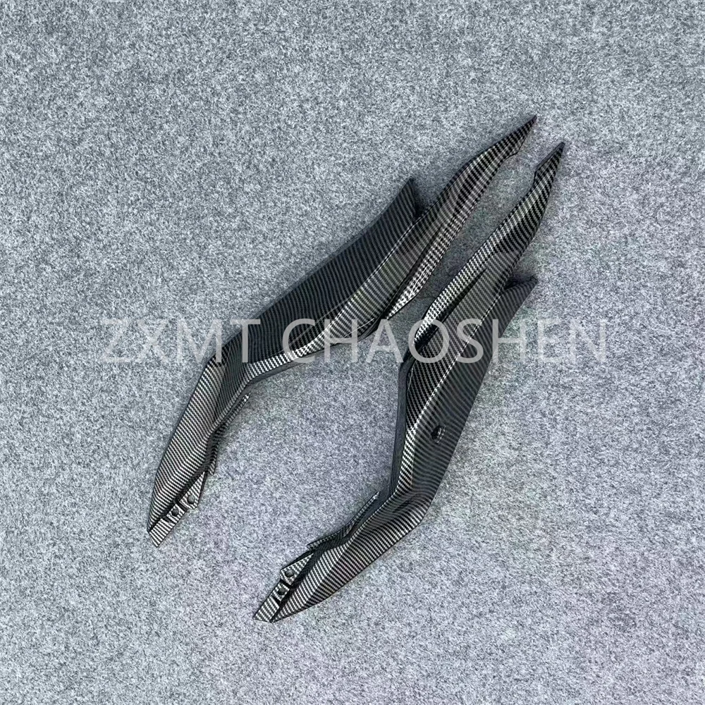 

Motorcycle fairing ZX4R ZX4RR ZX25R left and right rear side panels 2019 2020 2021 2022 2023 19 20 21 22 23 carbon fiber paint