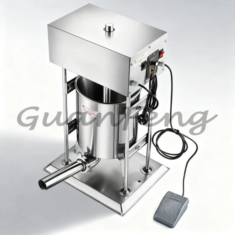 Commercial Automatic Electric Sausage Stuffer, Household Sausage Filling Machine for Canned Sausage Making