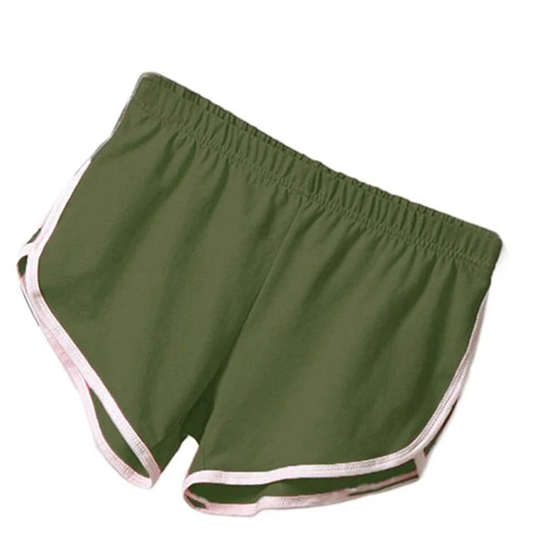 New Fashion Sports Shorts Women Home Casual Hot Pants Solid Color Yoga Fitness Running Beach Pants Candy Color Sweatpants image 6