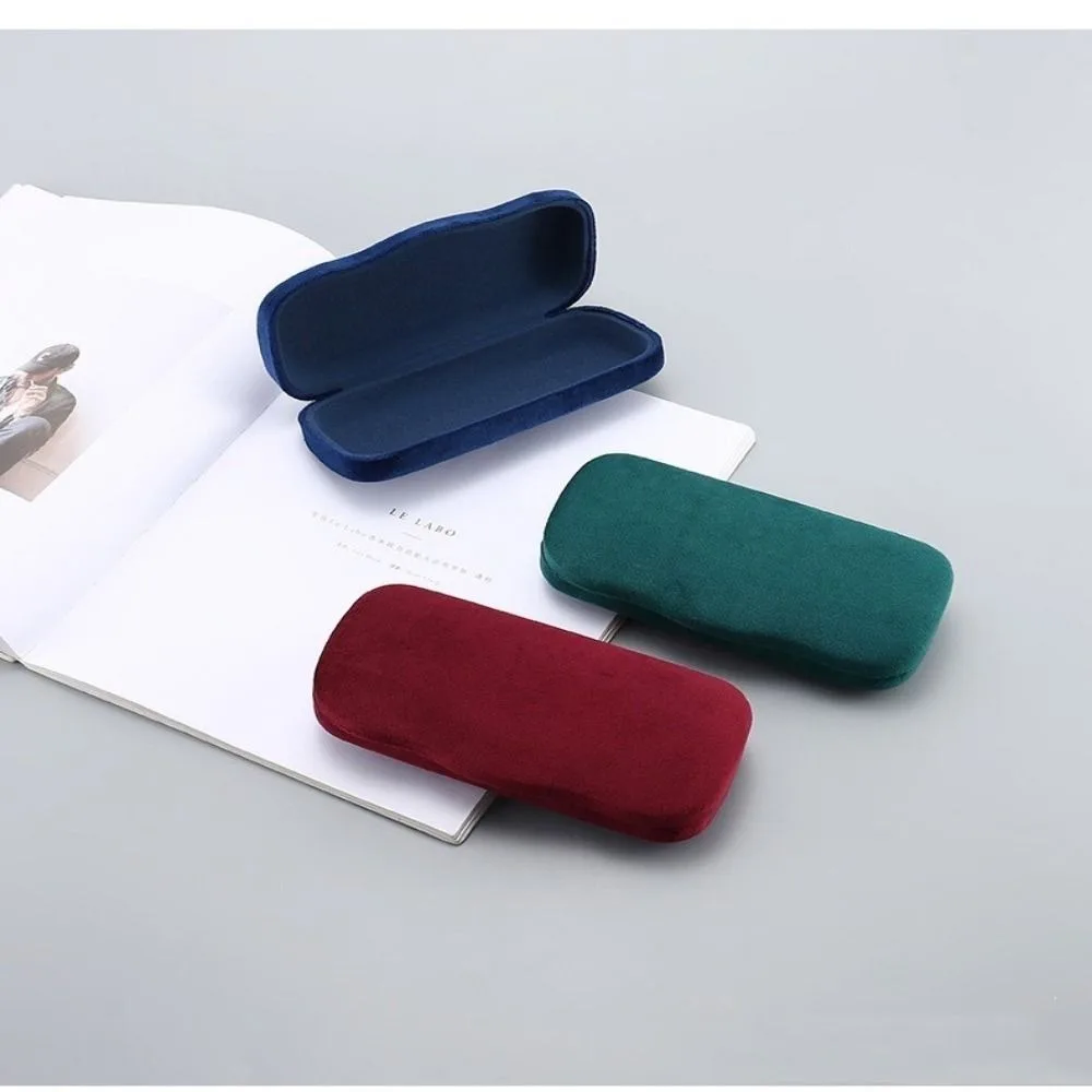 

Luxry Art Literature Glasses Case Spectacle Case Plush Iron Box Sunglasses Case