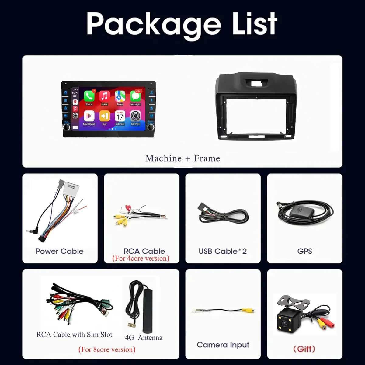 Car Radio Multimedia DVD Player For Chevrolet TrailBlazer Colorado S10 Isuzu D-Max 2012 2013 2014 2015 2016 Auto GPS Navi Stereo