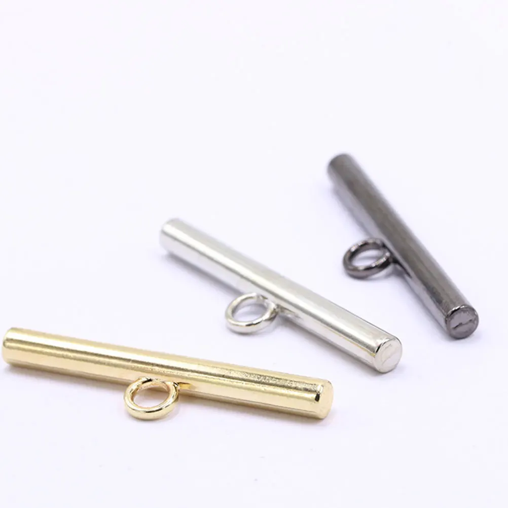 

50 Pcs Metal OT Stick T-Sahped Buckles Alloy DIY Luggage Accessories Creative Bag