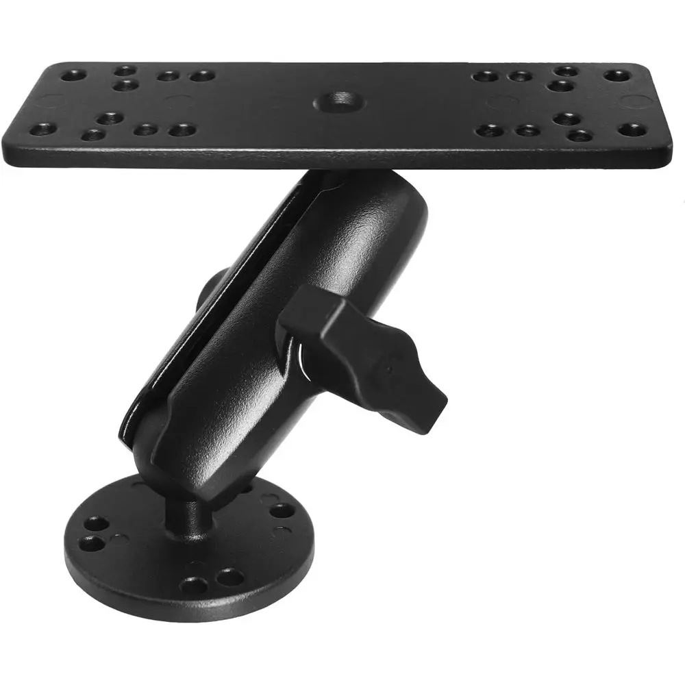 

Aluminum Fish Finder Mount with 1" / B Size Ball, Marine Electronic/Depth Finder Mount for Boat, 360° Rotation, High Salt Water