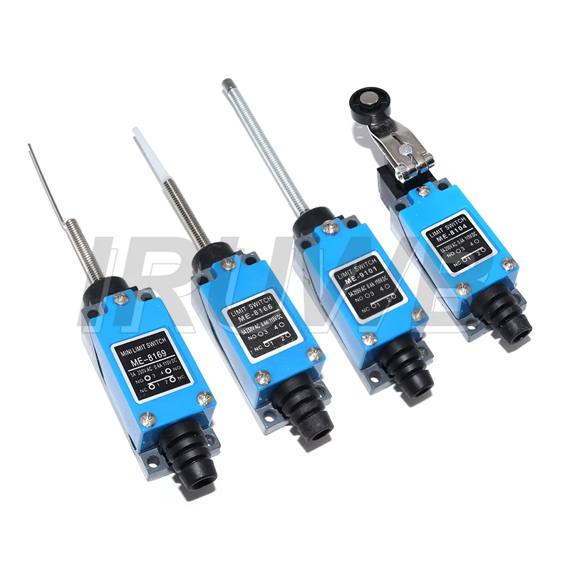 ME 8108 8111 8122 9101 5A/220V Rotary Roller Lever Sealed Industrial Machine Limit Switch Waterproof CNC Momentary Limit Switch