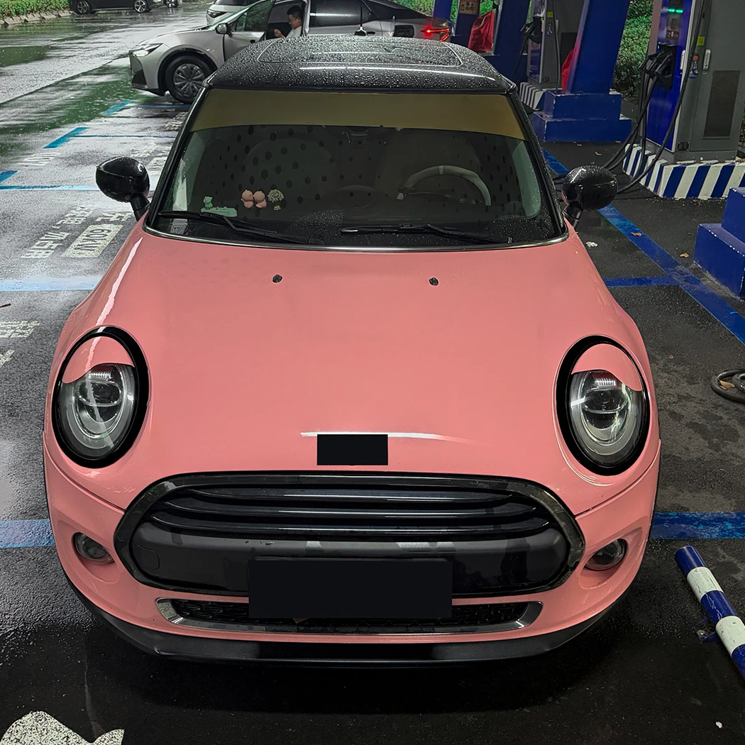 Front Headlight And Rear Tail Light Surround Trim Styling Cover For Mini Cooper F55 F56 F57 For One S JCW 2014-2021 Glossy Black view 3