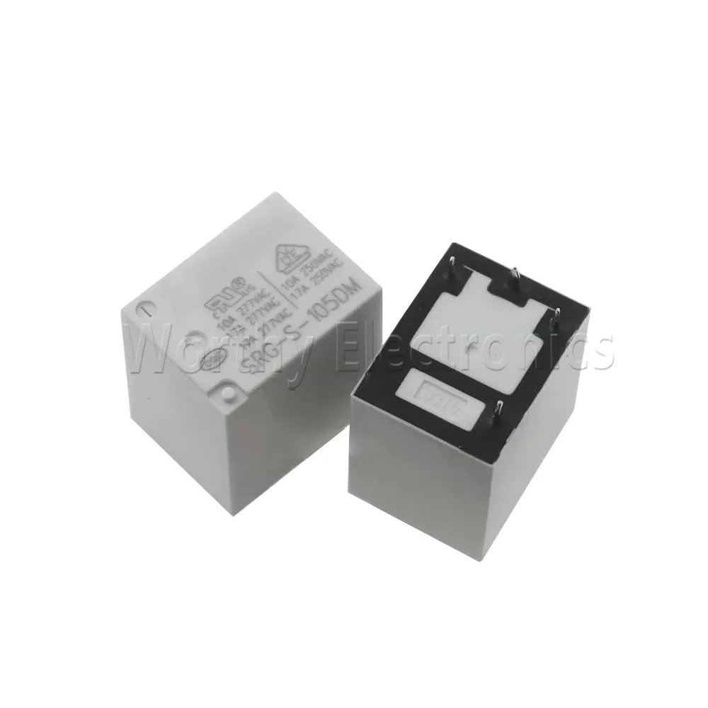 Free shipping 10PCS/LOT SRG-S-105DM 5VDC 4PIN 17A relay