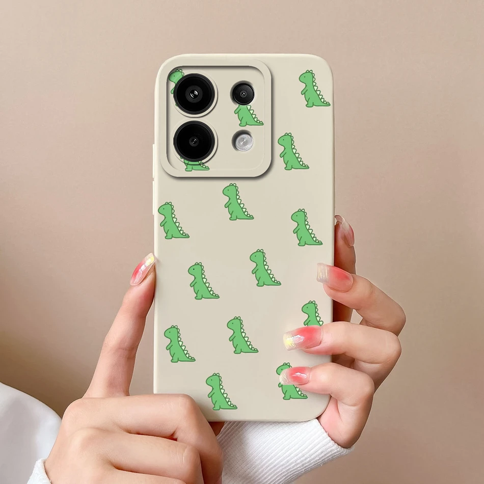 Case For Xiaomi Poco X6 Pro Anime Soft Liquid Silicone Full Protection Shockproof Phone Cover For PocoX6 X6Pro Protector Coque