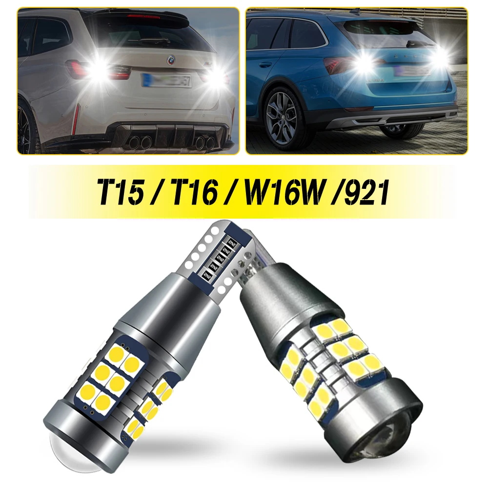 2 Stück Canbus Fehlerfreie W16W T15 LED-Rückfahrleuchten für Mitsubishi ASX Eclipse Cross Galant Lancer Outlander 1 3