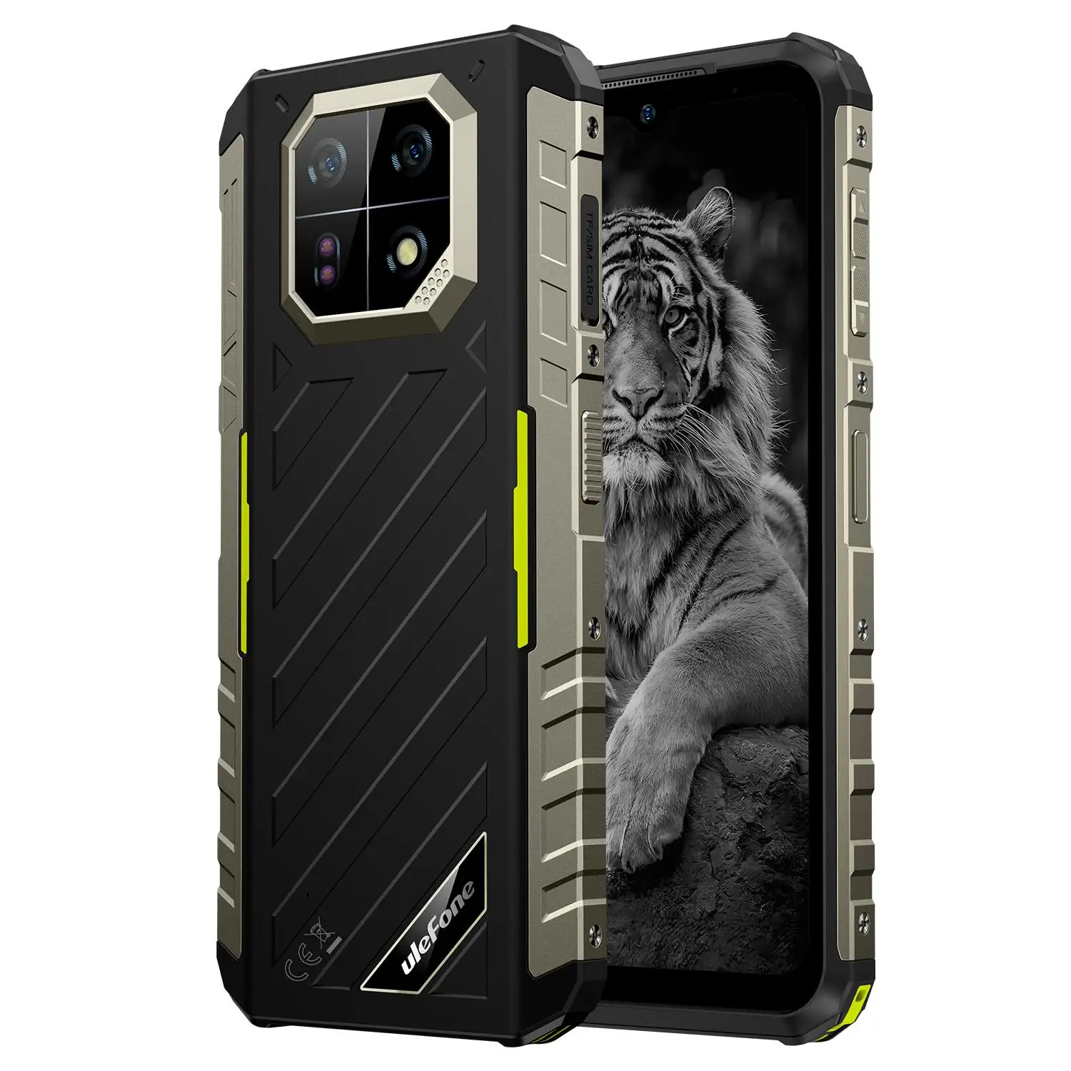 Ulefone Armor 22 Pro Rugged Phone 8GB+128GB / 256GB 6.58'' Android 16 Helio Helio G200 64MP Camera 6600mAh 33W 4G NFC Smartphone