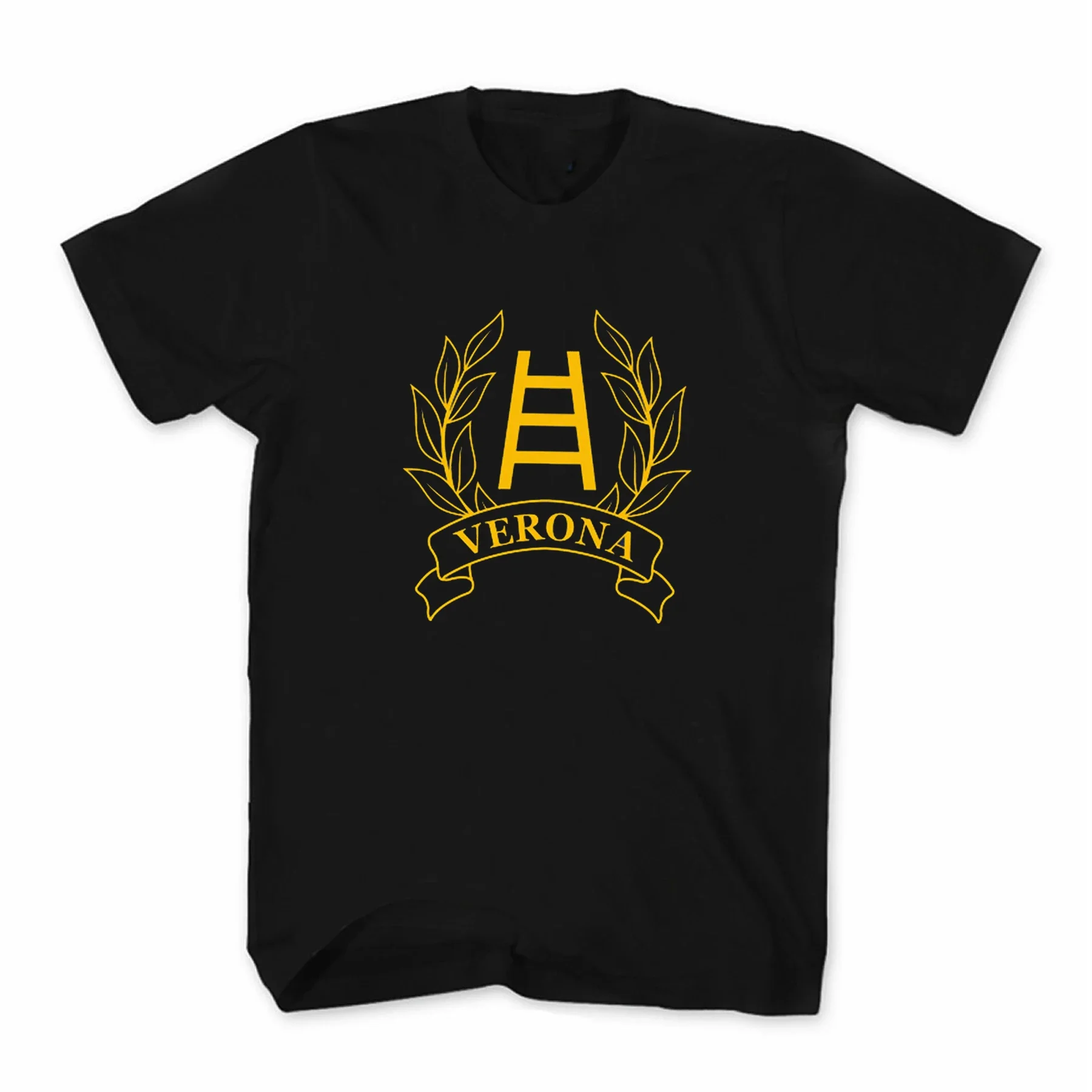 Verona Alloro T-Shirt 100% Cotton O-Neck Short Sleeve Summer Casual Mens T-shirt Streetwear