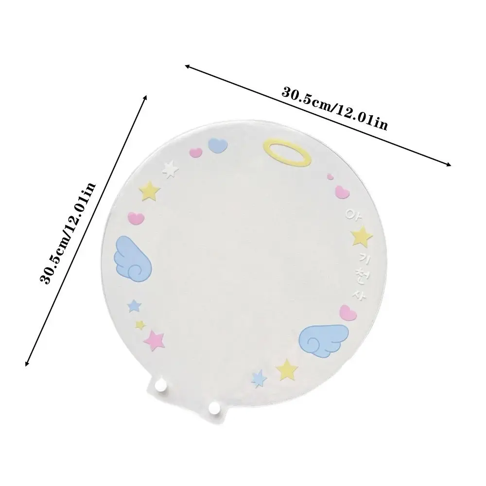 Neue PVC-Lüfterabdeckung, tragbare transparente Handventilator-Schutzhülle, staubdichte Uchiwa-Lüfterhülle für Anfeuerungs-Fans – Detail 1