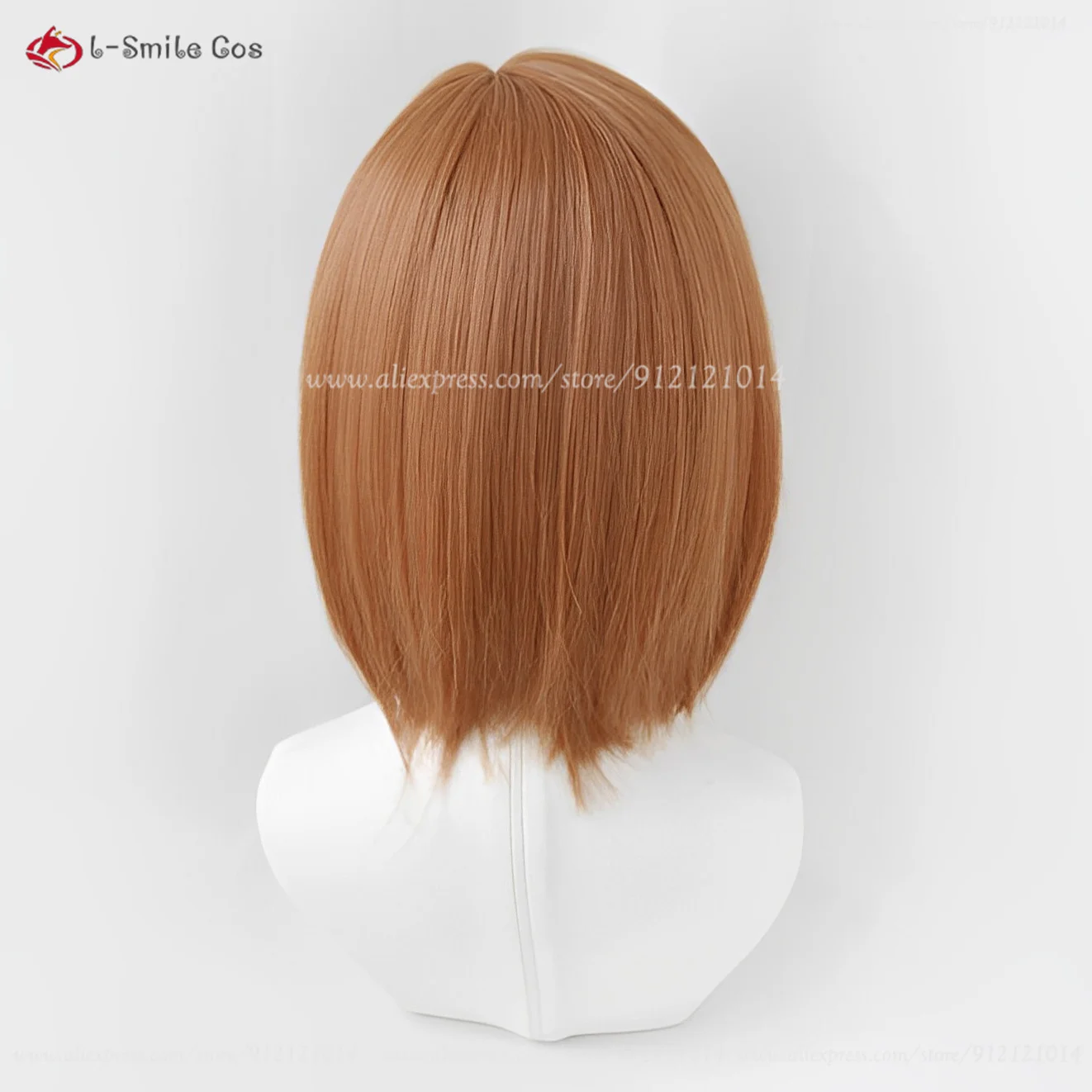 Nobara Kugisa Cosplay Wig Short Brown Kugisa Nobara Anime Wigs Cos Heat Resistant Synthetic Hair Kugisaki Nobara Wigs + Wig Cap