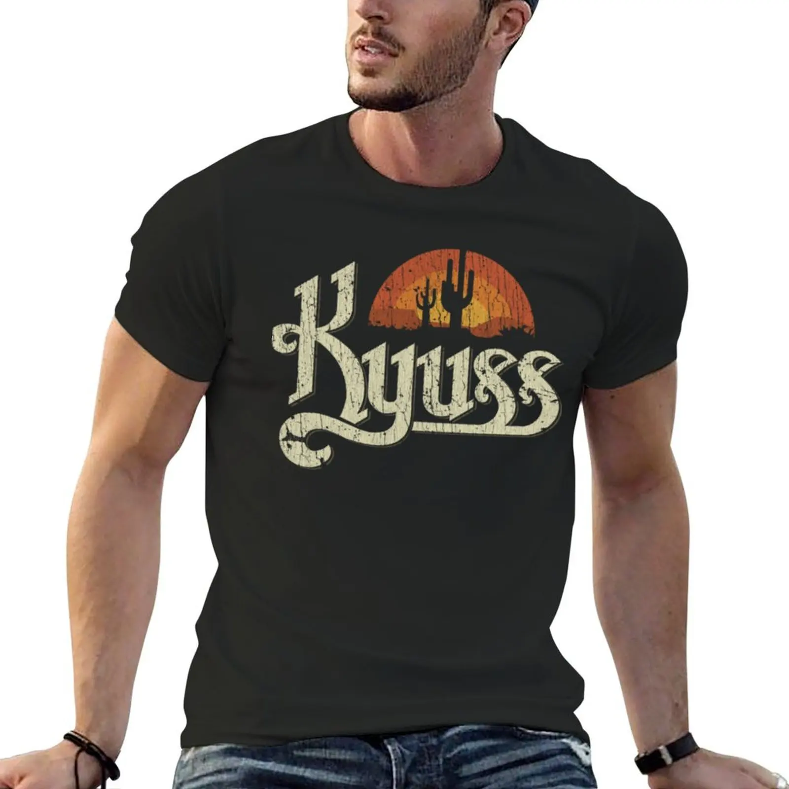 

Kyuss Sunset 1987 T-Shirt sports fans cheap stuff vintage anime shirt mens vintage t shirts