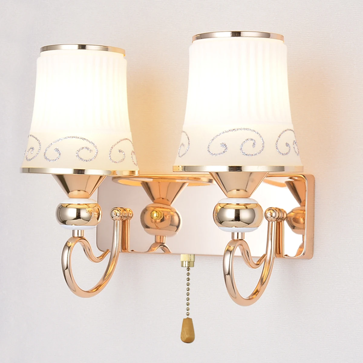 

2pcs Pull Chain for Ceiling Lights Manual Control Easy Installation Small Lightweight Chain Light for Home Use Pull Cord Switch