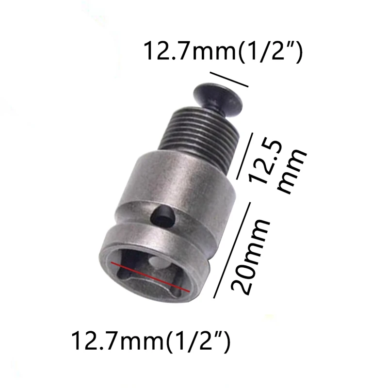 Martillo rotários de ajuste cuadrado hexagonal de 1/4 pulgadas, vástagos SDS-Plus de 3 mordazas sin llave de 2-13Mm, fácil de reemplazar