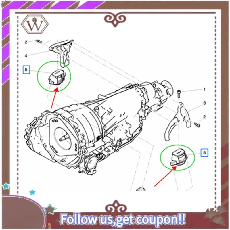 a57e-douille-en-caoutchouc-de-pied-de-transmission-pour-vw-phaeton-bentley-continental-flying-spur-2006-2012-3d0399151af