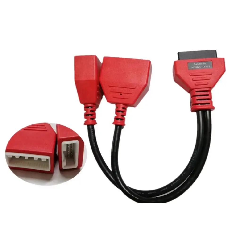 

Адаптер шлюза для Nissan/Renault/Dacia Nissan 16 + 32 Sylphy OBD2, 16-контактный кабель, ключ для добавления, шлюз безопасности с паролем не требуется