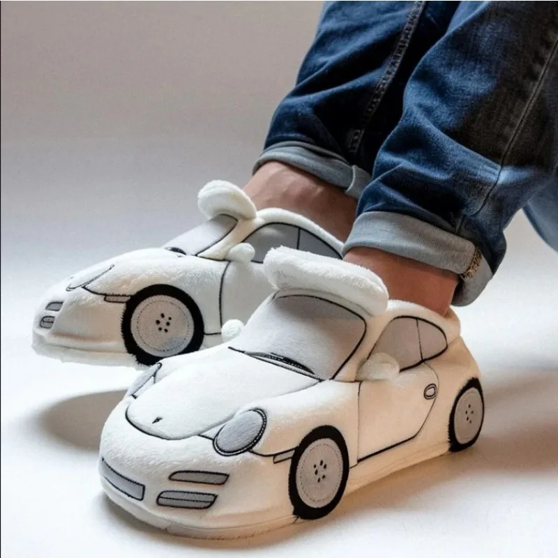 Porsche Plush Slippers, BMW Racing Family Slippers, Racing Plush Slippers Toys