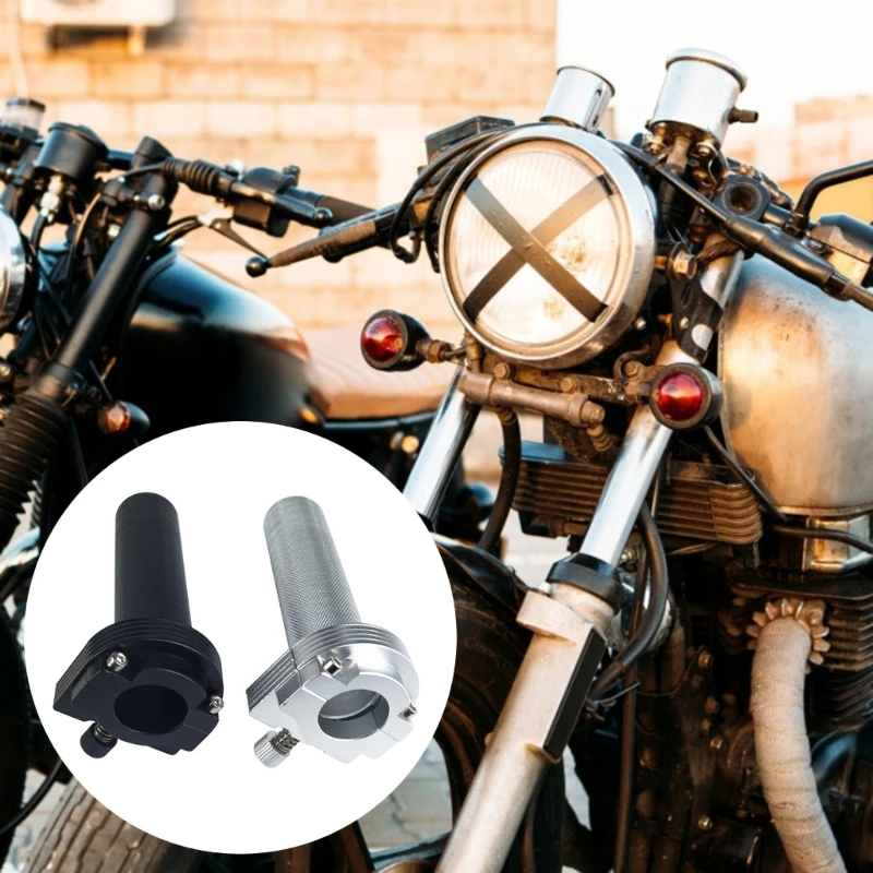 1pc Quick Twist Throttle Tube, Motorcycle 26mm CNC Twist Grips, Aluminum Throttle Handlebar Accelerator for 883 1200