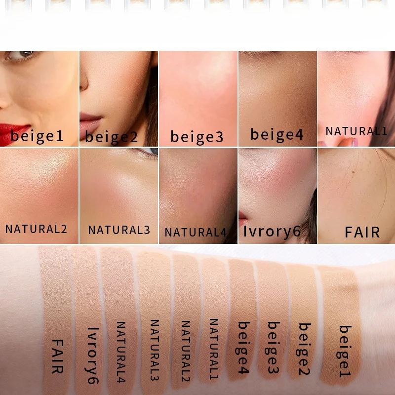 MISS ROSE Multi‑color Matte Concealer Liquid, Hydrating Long‑lasting No‑smudge Cover Blemishes Natural Face Makeup Cosmetics