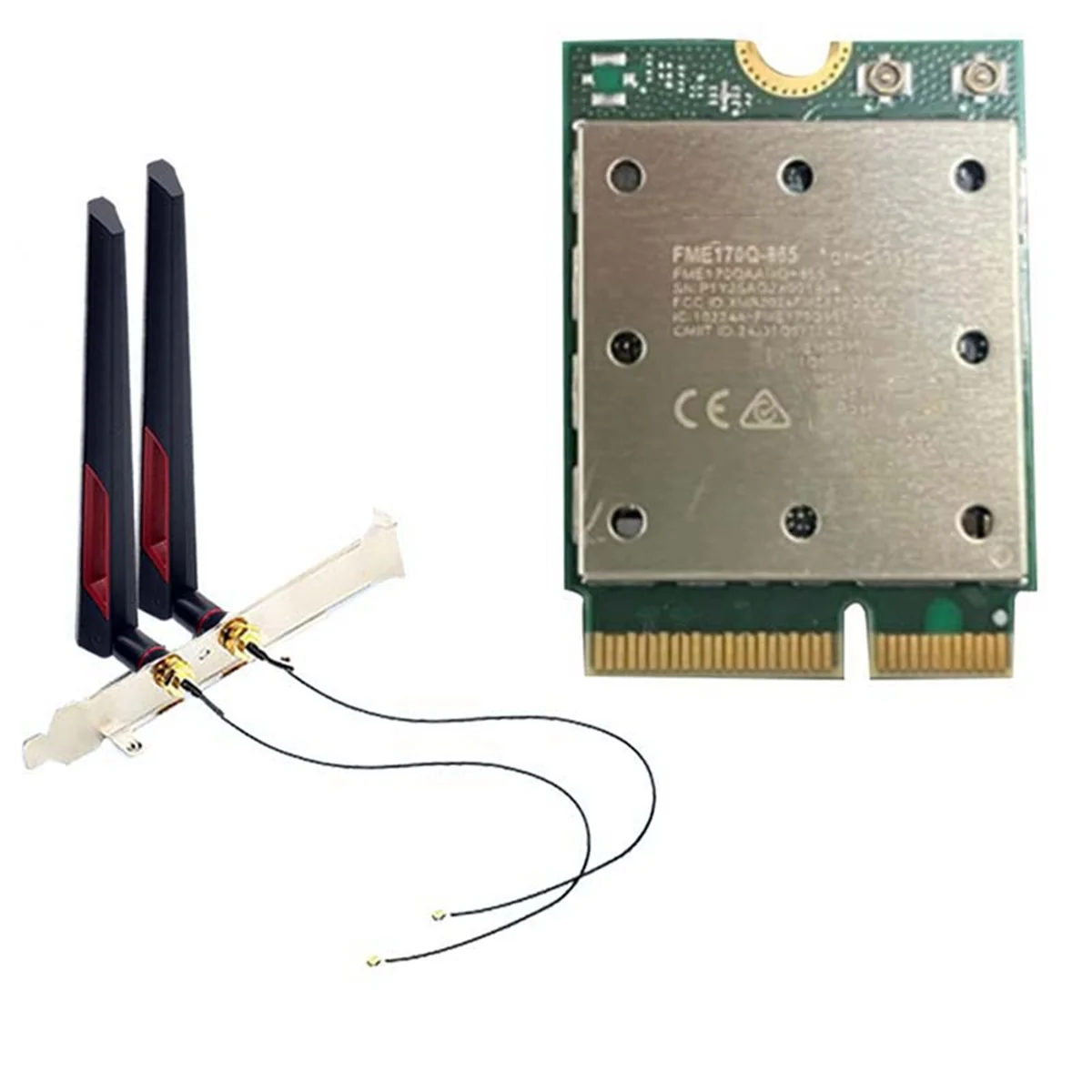 

NEW Upgrade Tri Band FME-865 WiFi7 Wireless WiFi Card Bluetooth 5.4 2.4G/5G/6Ghz Wireless Network Adapter for Win11