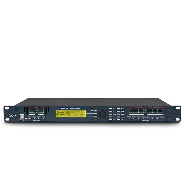 4.8SP Professional Digital Audio Processor 4-In 8-Out DSP Audio Processor for Professional Audio