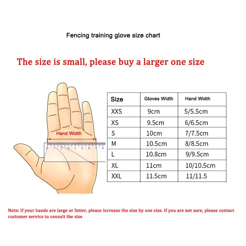 Professional Fencing Gloves Adult Kid Non-slip Gloves Foil Epee Training Gloves Hand Protection Competition Equipment Washable