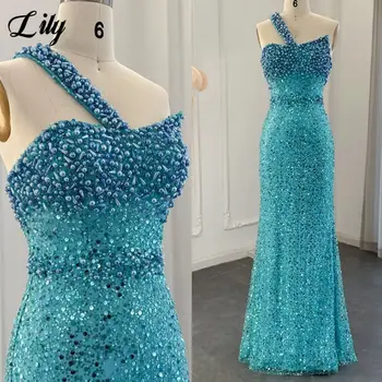 8 best sales فستان طويل مزين باللؤلؤ - №6