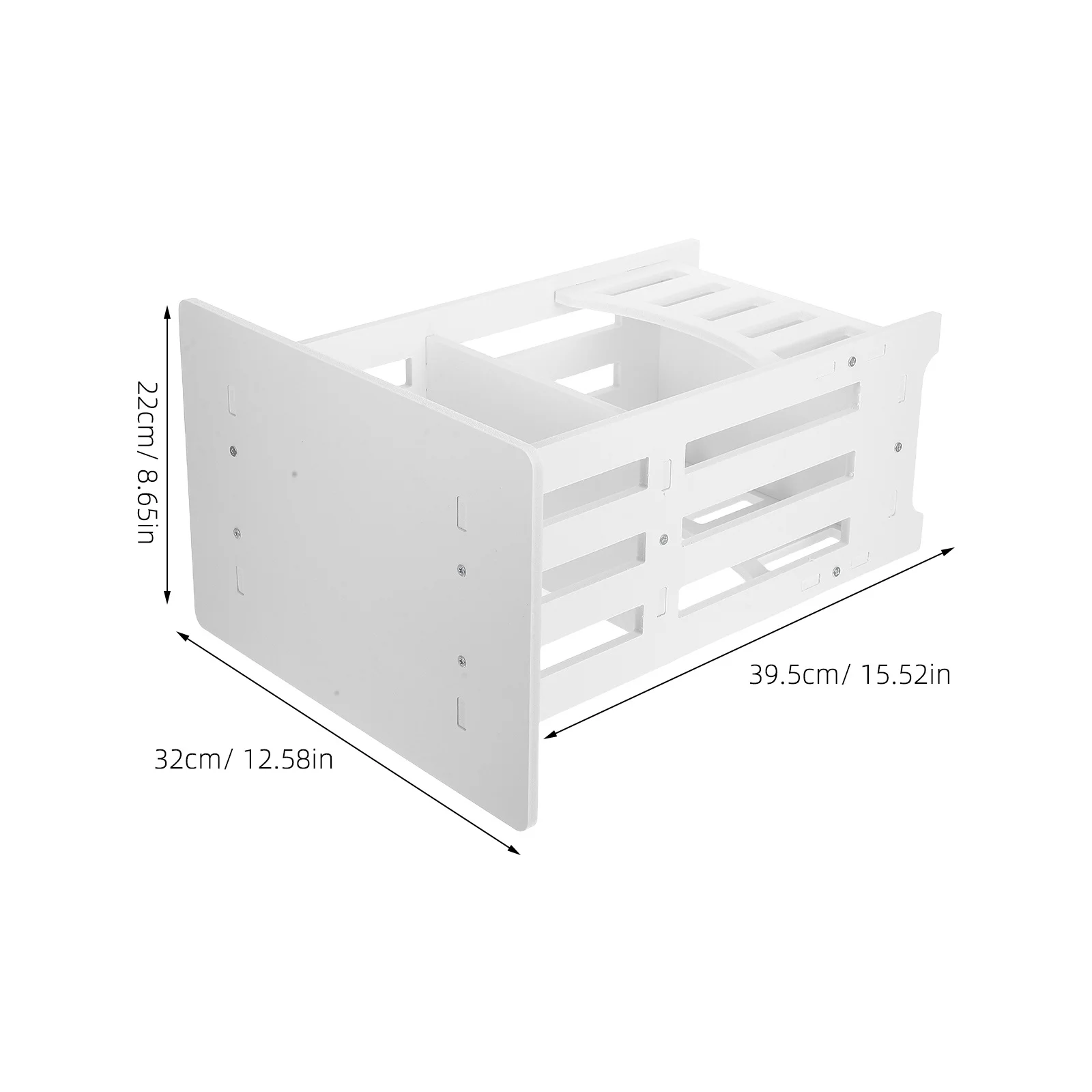 Stolik nocny do sypialni, stolik pomocniczy, kompozyt drewno-PVC, mały stolik do sofy, salonu, meble do domu, dekoracja domu, małe meble do domu