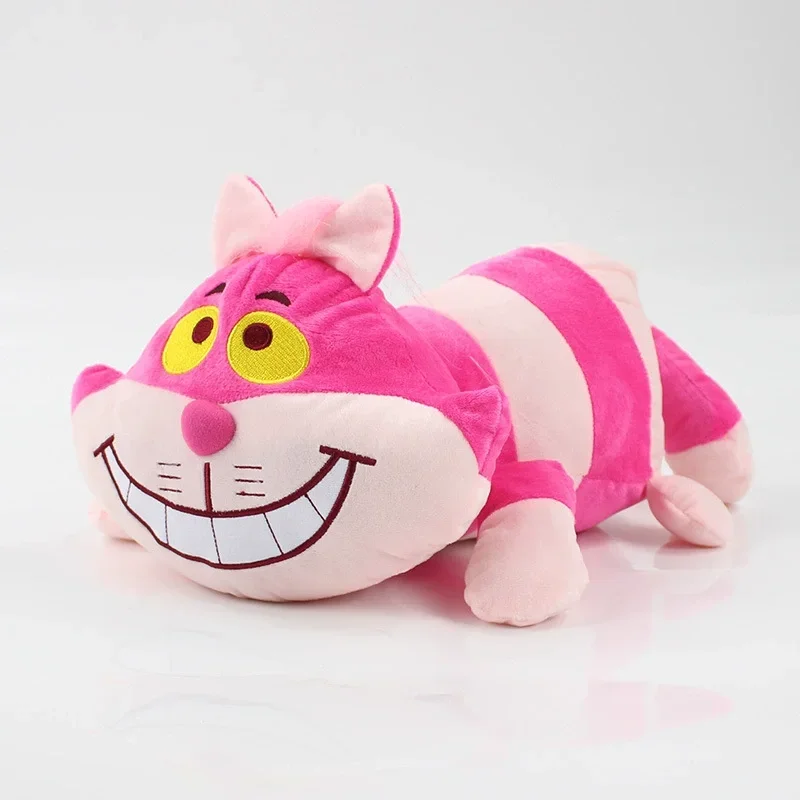 

Alice in Wonderland Cheshire Cat Plush Toy Cartoon Disney Pillow Doll Pink Cat Doll Children's Birthday Christmas Gift
