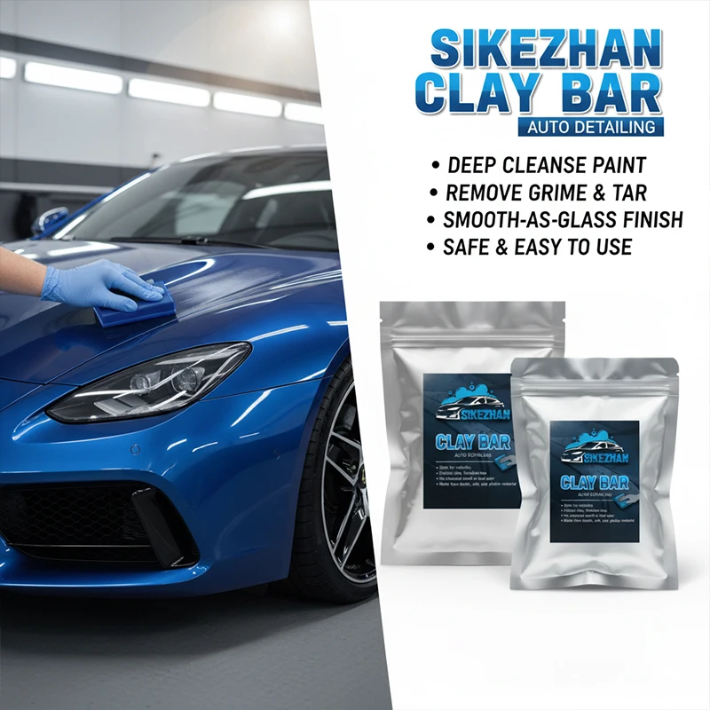 High Quality Car Clay Bar for Professional Detailing Remove Industrial Fallout Rail Dust Paint Contaminants SIKEZHAN Clay Bar