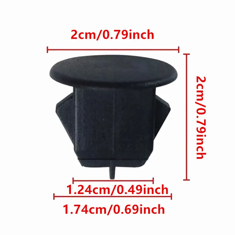 10/20PCS Black For Volvo S40 S60 S80 Car Tailgate Boot Lid Trunk Lining Clamp Clips Fastener Retainers OE# 9468278 Car Replaceme