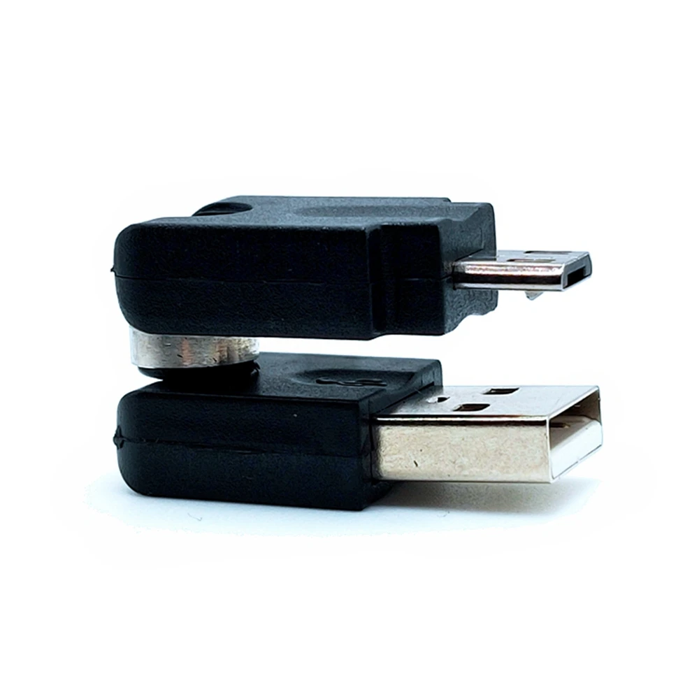 Adaptateur de câble d'extension Micro USB 2.0 vers USB mâle, angle de rotation de 360 °, nouveau, chaud